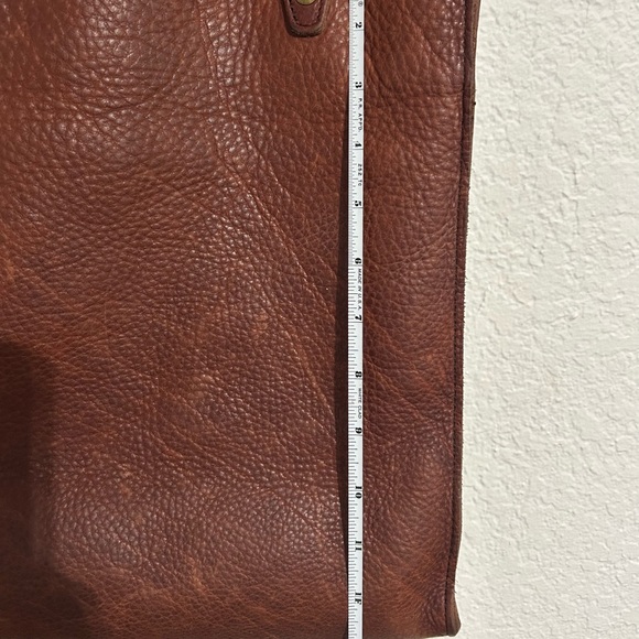 Duluth Trading Co Rich Brown Leather Tote - Picture 11 of 12